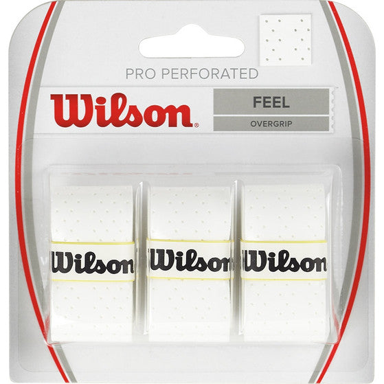 Wilson Pro Perforated Overgrip 3 st. Wit