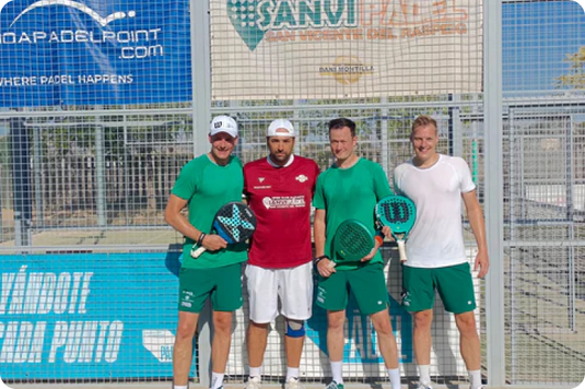 De gezichten achter Padel2Gether en de oorsprong ervan