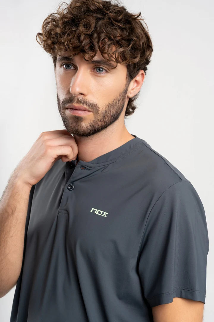 Load image into Gallery viewer, Nox Men&#39;s sport polo Pro Charcoal Grey
