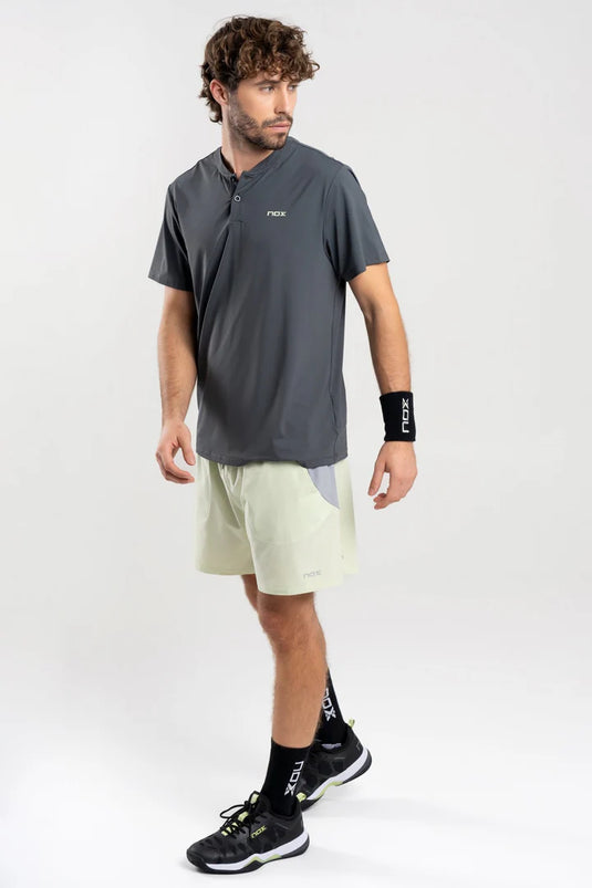 Nox Men's sport polo Pro Charcoal Grey