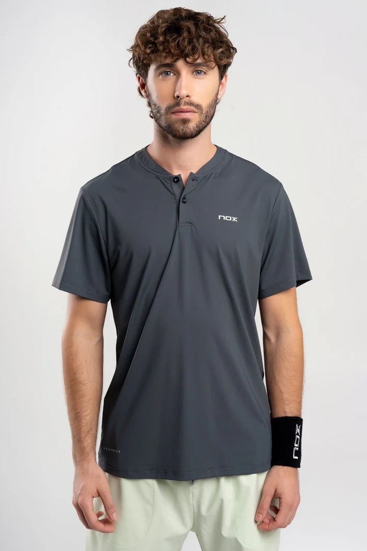 Load image into Gallery viewer, Nox Men&#39;s sport polo Pro Charcoal Grey
