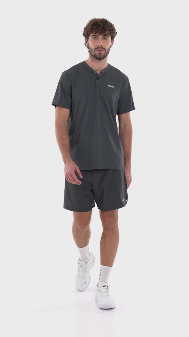 Load and play video in Gallery viewer, Nox Men&#39;s sport polo Pro Charcoal Grey
