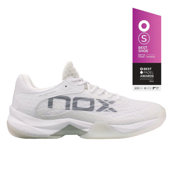 Nox AT10 LUX Padel Schoen Wit / Grijs